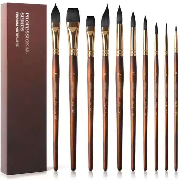 Por que os pincéis sintéticos estão se tornando a primeira escolha para pintura moderna?