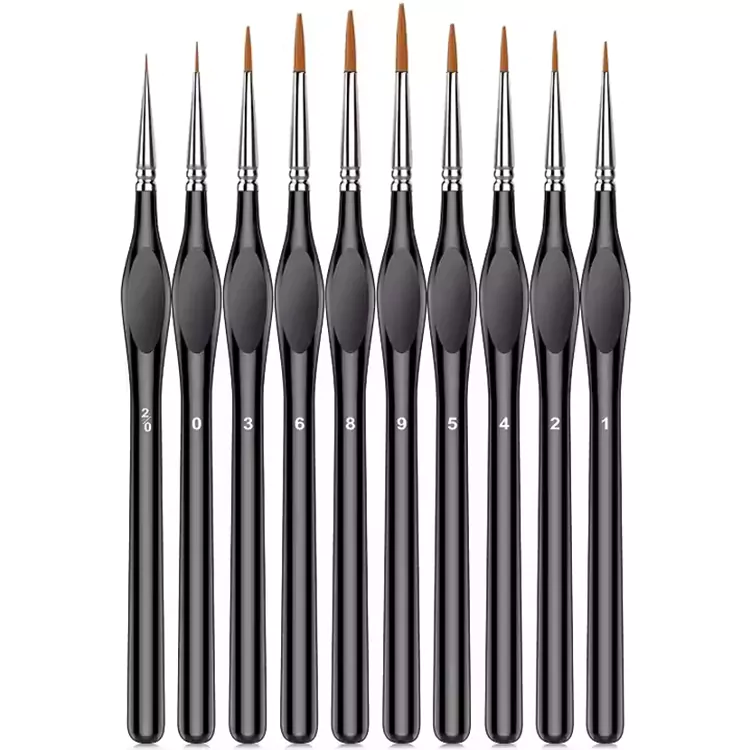 Brush de tinta detalhada