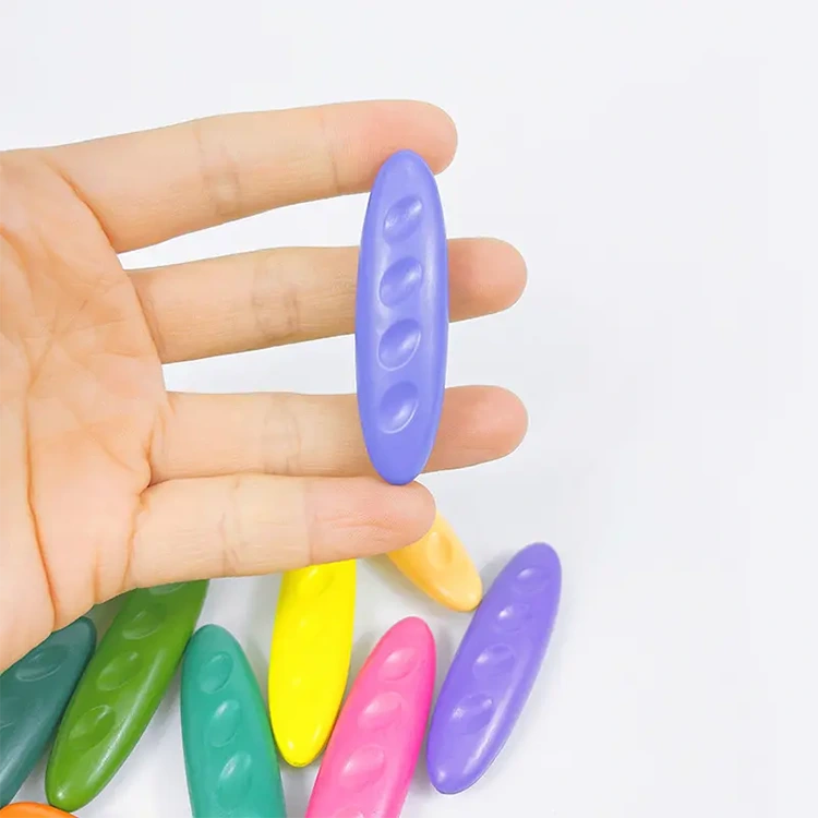 Crayon de plástico multicolorido para crianças