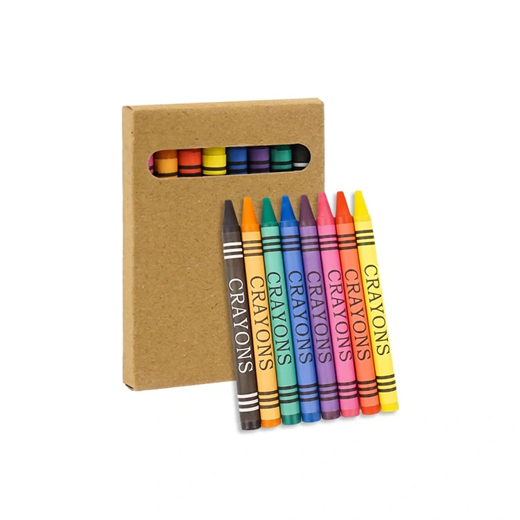 Crayon de cera multicolorido para crianças
