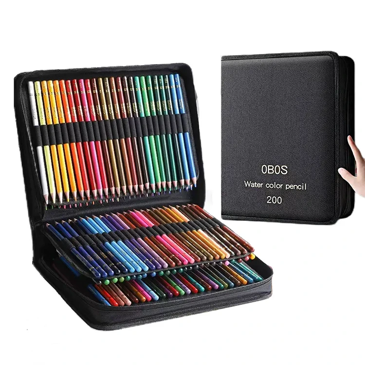 Lápis de aquarela de bolsa de nylon