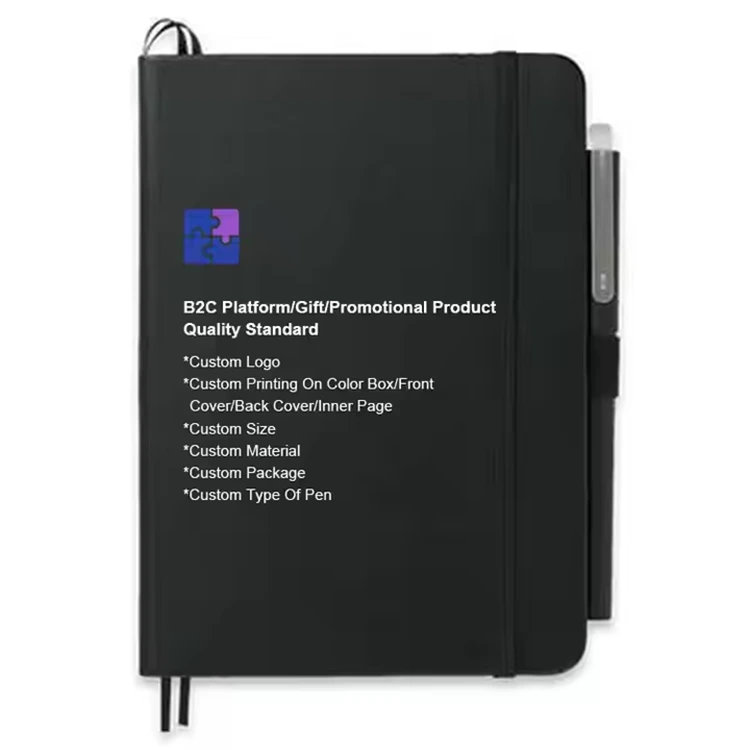 Notebook de couro PU