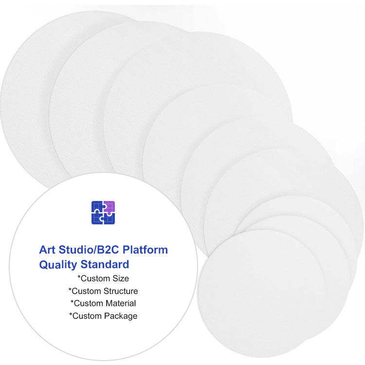 Painel redondo de lona